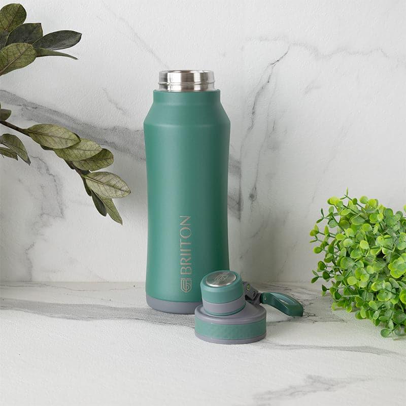 Bottle - Hydrate Wonder Hot & Cold Thermos Water Bottle (Green) - 1000 ML