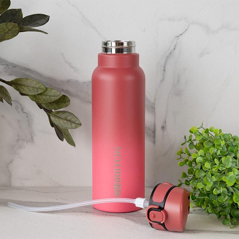 Buy Hydro Chic Hot & Cold Thermos Water Bottle (Red & Pink) - 750 ML Bottle from Vaaree