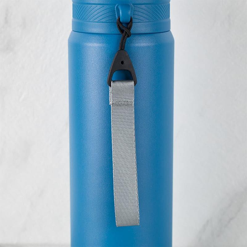 Buy Hydro Harbor 650 ML Hot & Cold Thermos Water Bottle (Black & Blue) - Set Of Two Bottle from Vaaree