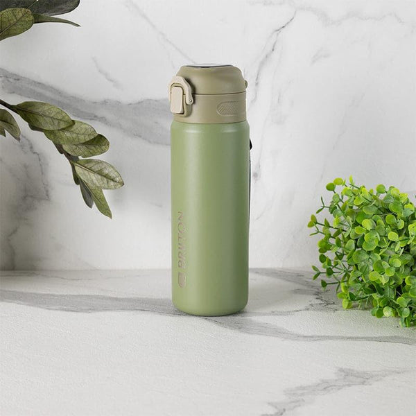 Bottle - Hydro Harbor Hot & Cold Thermos Hot & Cold Thermos Water Bottle (Green) - 650 ML