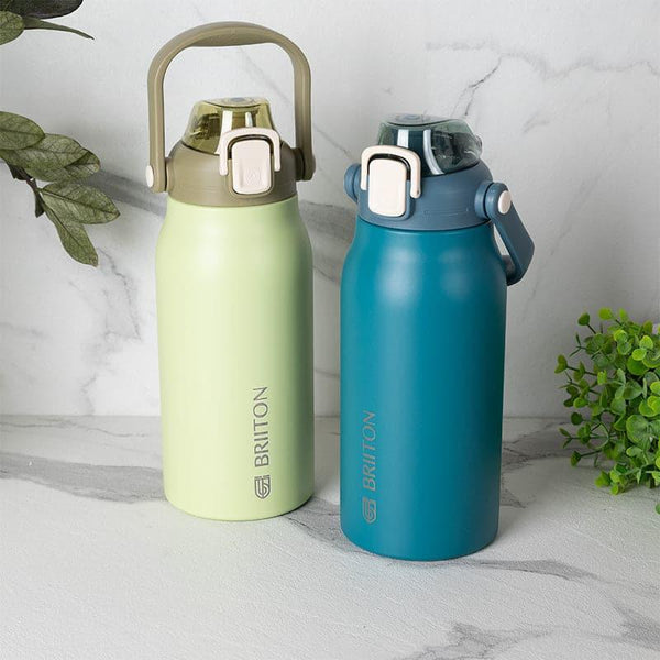 Bottle - Hydro Harmony 1300 ML Hot & Cold Thermos Water Bottle (Blue & Green) - Set Of Two