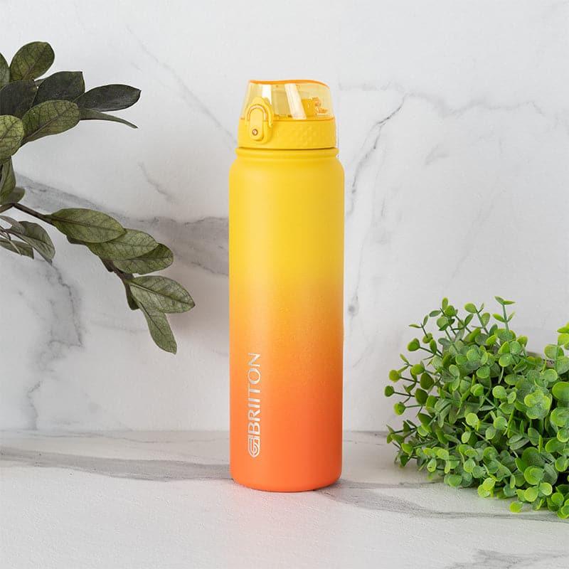 Bottle - Hydrona Hot & Cold Thermos Water Bottle (Yellow & Orange) - 1000 ML