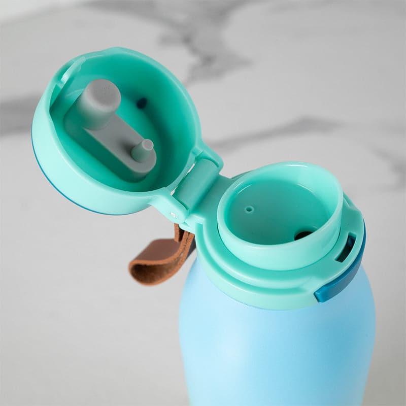 Buy Juno Sip Hot & Cold Thermos Water Bottle (Green & Light Blue) - 750 ML Bottle from Vaaree