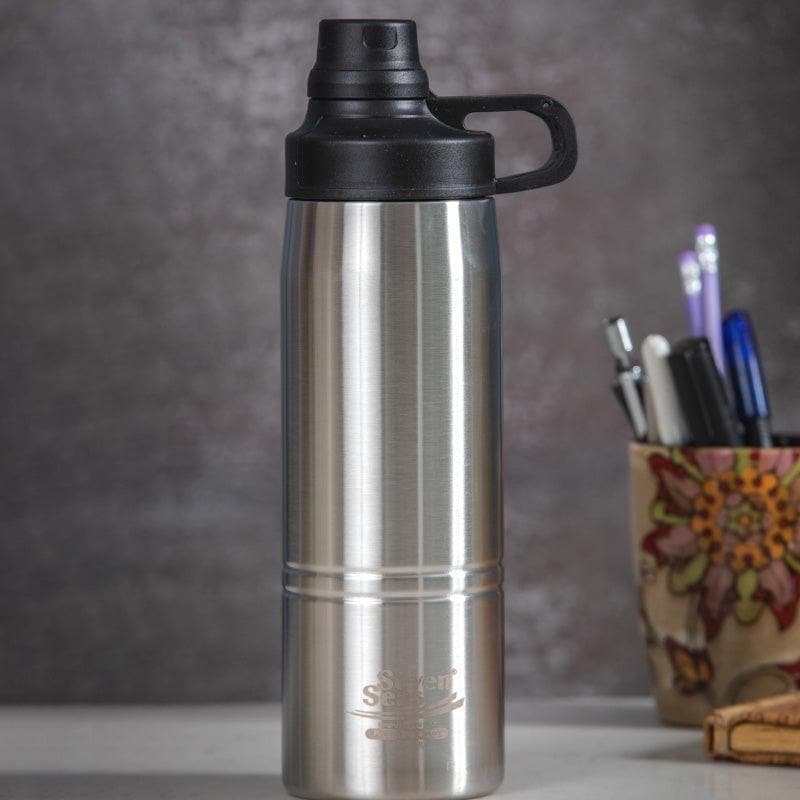 Buy Kaizen Vaccum Steel Water Bottle - 600 ML Bottle from Vaaree