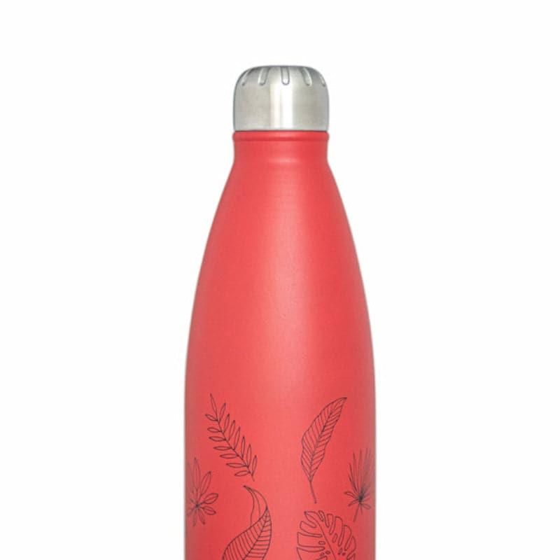 Buy Leafy Leap Hot & Cold Thermos Bottle (Red) - 1000 ML Bottle from Vaaree