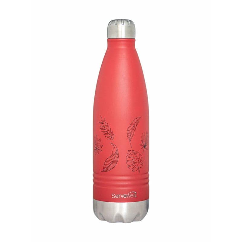 Buy Leafy Leap Hot & Cold Thermos Bottle (Red) - 1000 ML Bottle from Vaaree