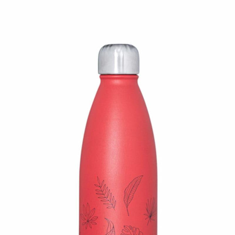 Buy Leafy Leap Hot & Cold Thermos Bottle (Red) - 750 ML Bottle from Vaaree