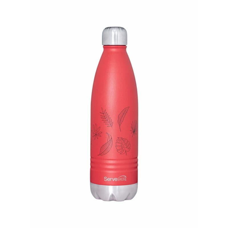 Buy Leafy Leap Hot & Cold Thermos Bottle (Red) - 750 ML Bottle from Vaaree