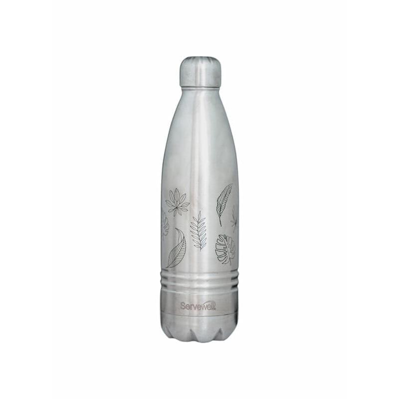 Bottle - Leafy Mate Hot & Cold Thermos Bottle (Steel) - 500 ML