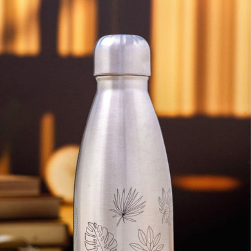 Bottle - Leafy Mate Hot & Cold Thermos Bottle (Steel) - 750 ML