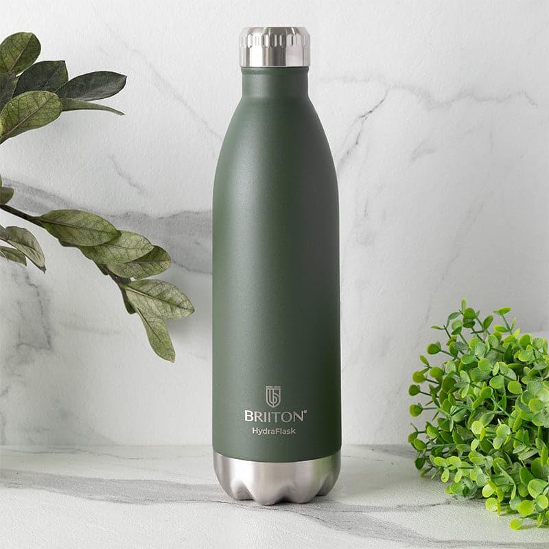 Bottle - Lerda Hot & Cold Thermos Water Bottle (Green) - 1000 ML