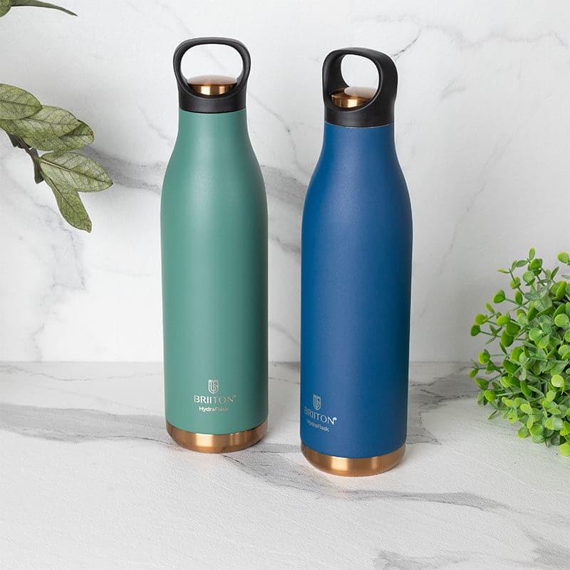Bottle - Liquid Muse 750 ML Hot & Cold Thermos Water Bottle (Green & Blue) - Set Of Two