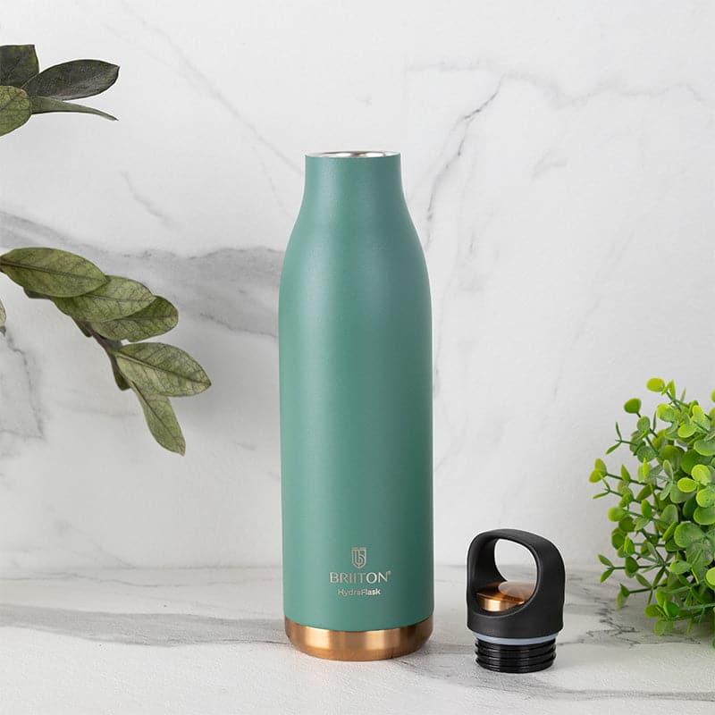 Bottle - Liquid Muse Hot & Cold Thermos Water Bottle (Green) - 750 ML