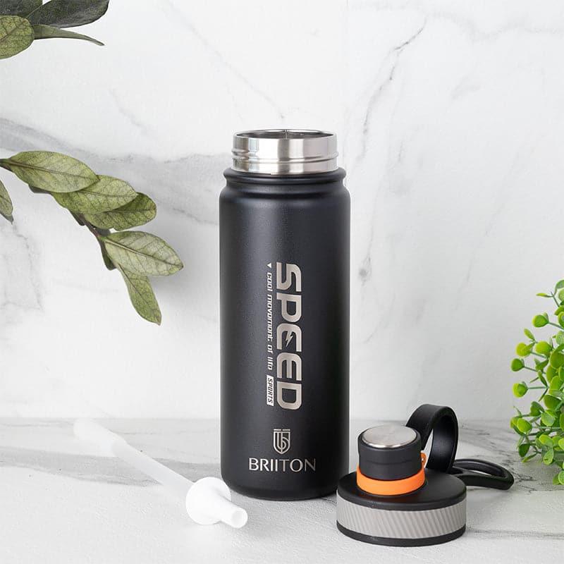 Buy Macro Bliss 750 ML Hot & Cold Thermos Water Bottle (Green & Black) - Set Of Two Bottle from Vaaree