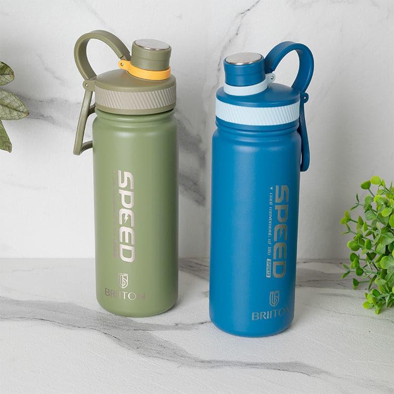 Buy Macro Bliss 750 ML Hot & Cold Thermos Water Bottle (Green & Blue) - Set Of Two Bottle from Vaaree