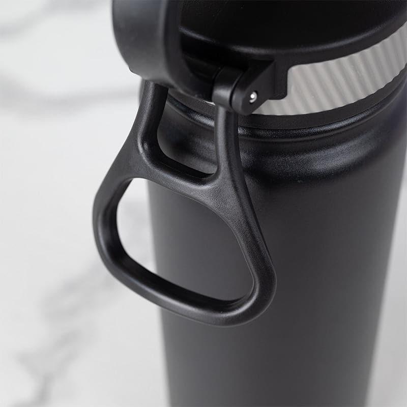 Buy Macro Bliss 750 ML Hot & Cold Thermos Water Bottle (Grey & Black) - Set Of Two Bottle from Vaaree