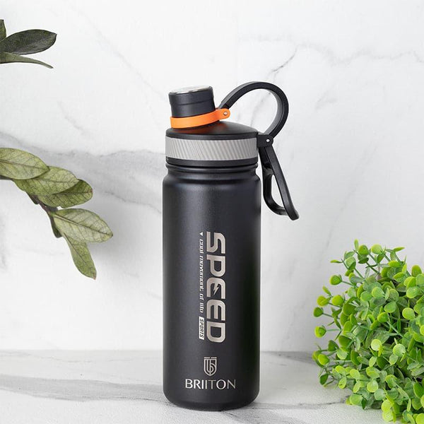 Buy Macro Bliss Hot & Cold Thermos Water Bottle (Black) - 750 ML Bottle from Vaaree