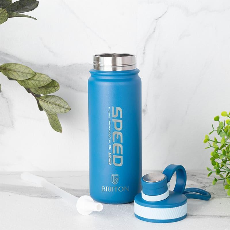 Buy Macro Bliss Hot & Cold Thermos Water Bottle (Blue) - 750 ML Bottle from Vaaree