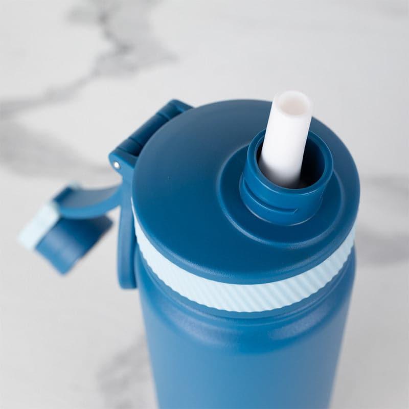 Buy Macro Bliss Hot & Cold Thermos Water Bottle (Blue) - 750 ML Bottle from Vaaree