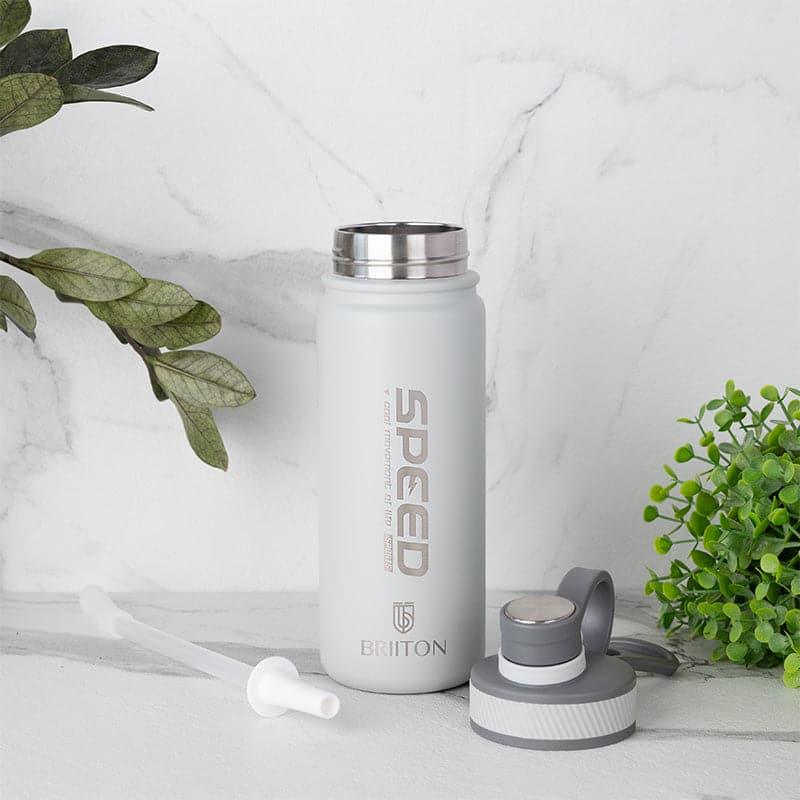 Bottle - Macro Bliss Hot & Cold Thermos Water Bottle (Grey) - 750 ML