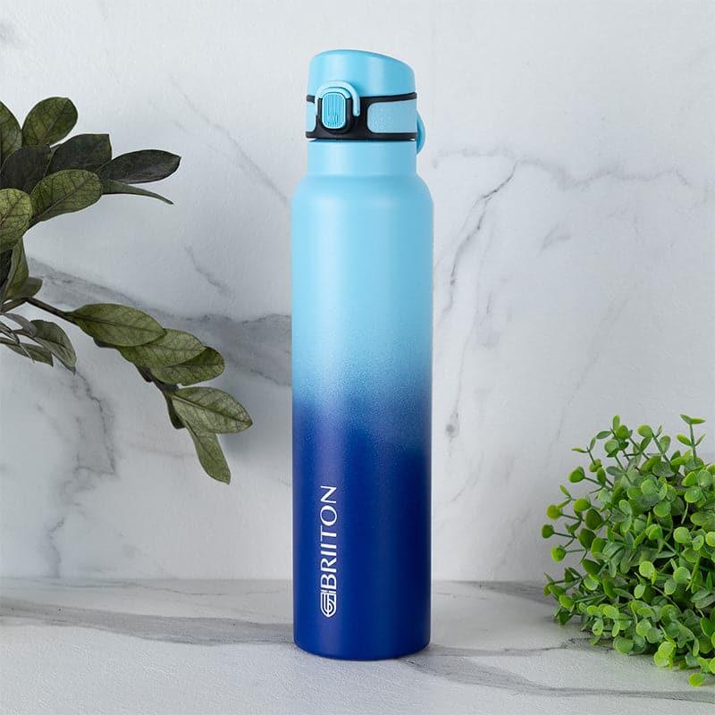 Buy Magi Hot & Cold Thermos Water Bottle (Light Blue & Dark Blue) - 1000 ML Bottle from Vaaree