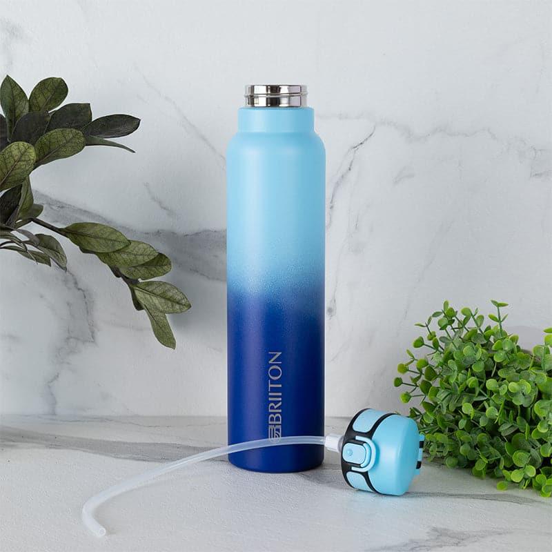 Buy Magi Hot & Cold Thermos Water Bottle (Light Blue & Dark Blue) - 1000 ML Bottle from Vaaree