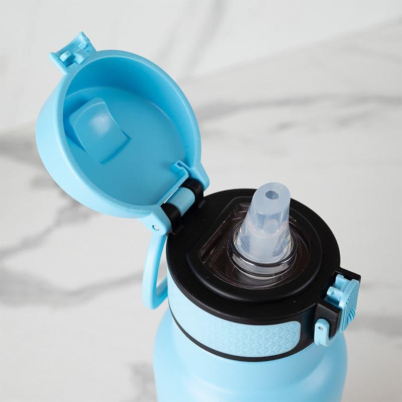 Bottle - Magi Hot & Cold Thermos Water Bottle (Light Blue & Dark Blue) - 1000 ML