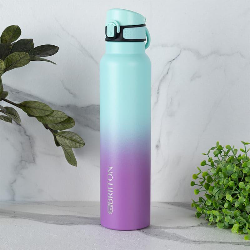 Buy Magi Hot & Cold Thermos Water Bottle (Purple & Light Blue) - 1000ML Bottle from Vaaree