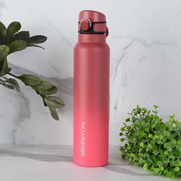 Bottle - Magi Hot & Cold Thermos Water Bottle (Red & Pink) - 1000 ML