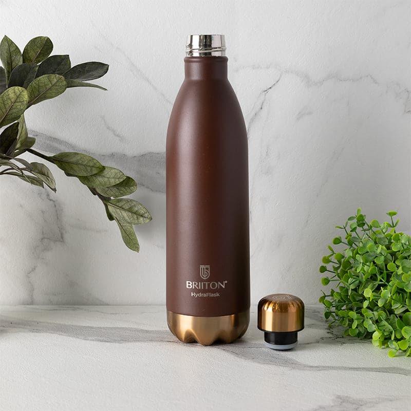 Buy Melta Sip Hot & Cold Thermos Water Bottle (Brown) - 1000 ML Bottle from Vaaree