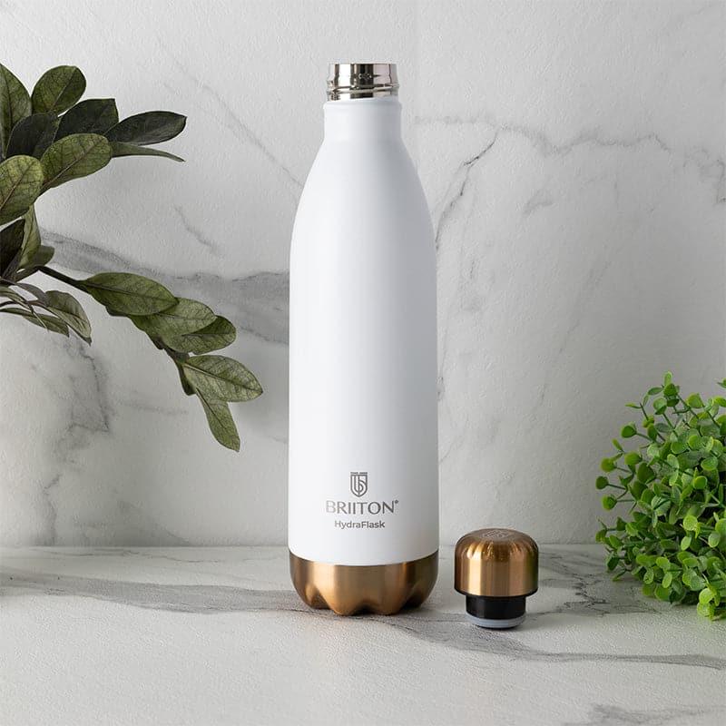 Bottle - Melta Sip Hot & Cold Thermos Water Bottle (White) - 1000 ML