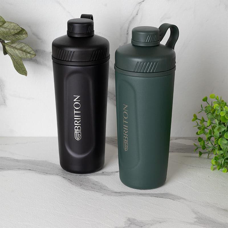 Buy Misa Sip 650 ML Hot & Cold Thermos Water Bottle (Green & Black) - Set Of Two Bottle from Vaaree