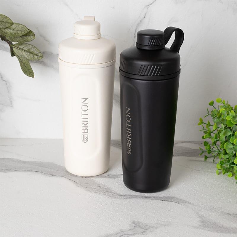 Buy Misa Sip 650 ML Hot & Cold Thermos Water Bottle (White & Black) - Set Of Two Bottle from Vaaree