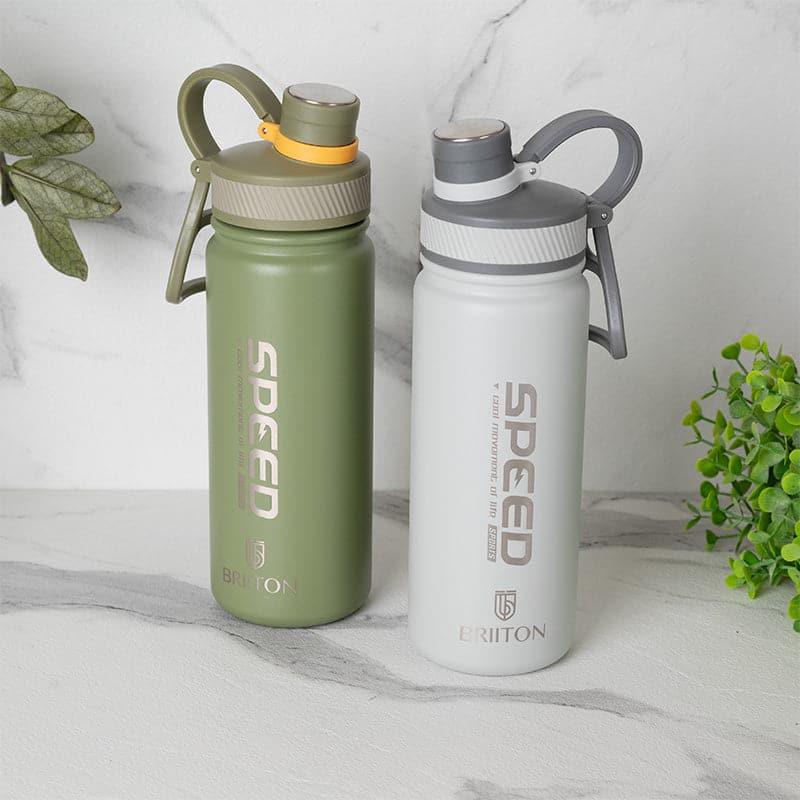 Buy Misa Sip 750 ML Hot & Cold Thermos Water Bottle (Grey & Green) - Set Of Two Bottle from Vaaree