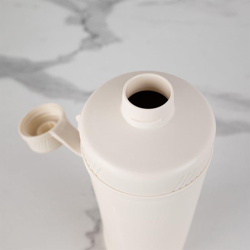 Bottle - Misa Sip Hot & Cold Thermos Water Bottle (White) - 650 ML