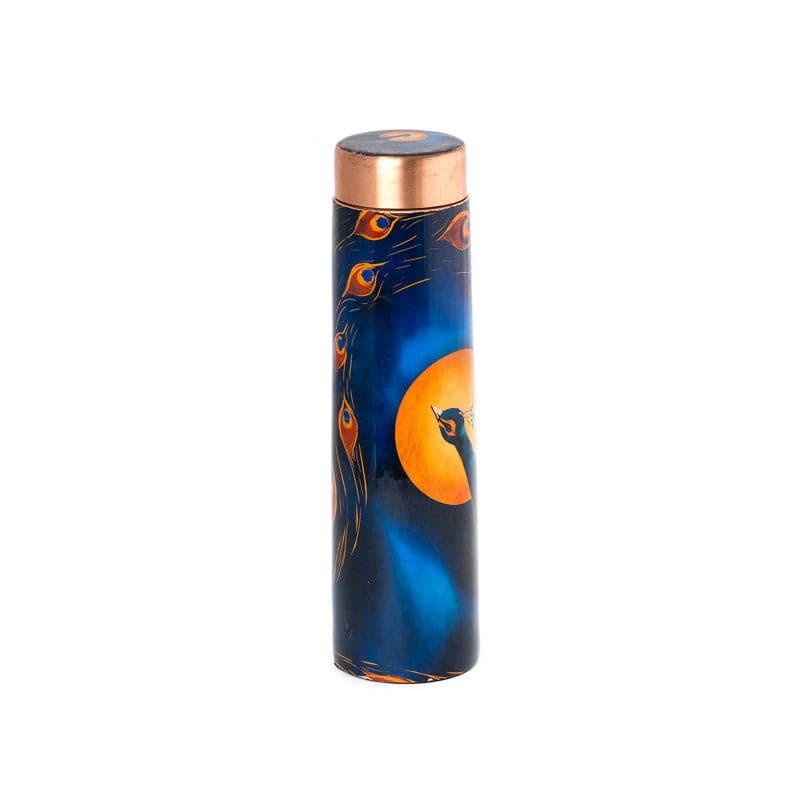 Buy Peacock Clara Copper Water Bottle - 1000 ML Bottle from Vaaree