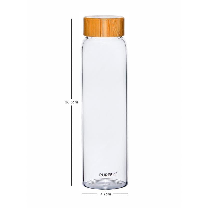 Buy Primrose Glass Bottle With Wooden Lid Jug from Vaaree