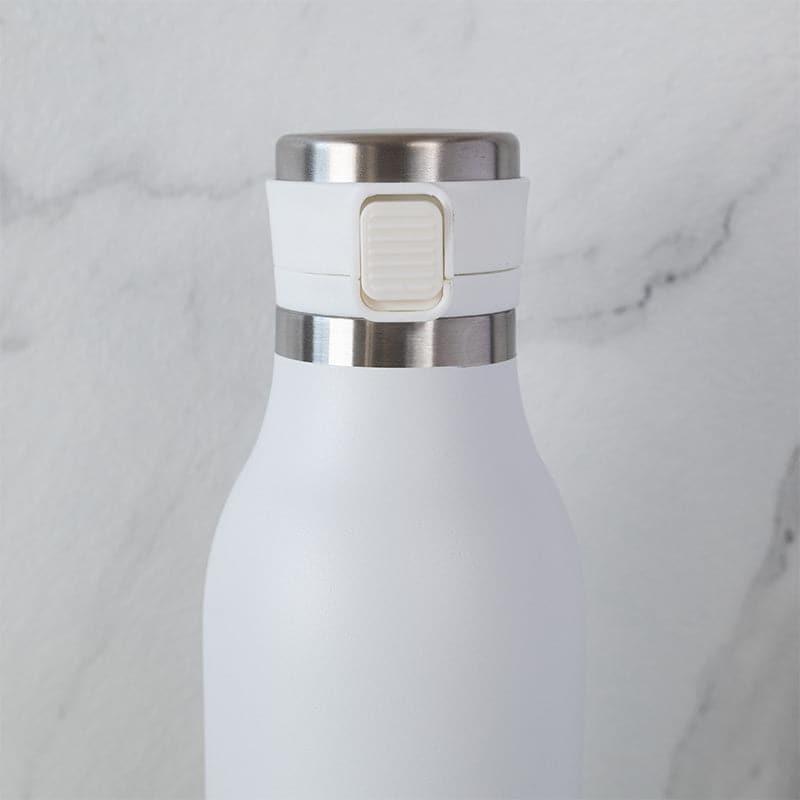 Bottle - Pristine Sip 750 ML Hot & Cold Thermos Water Bottle (White & Blue) - Set Of Two