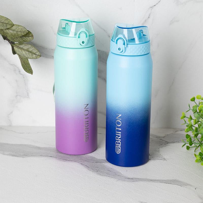 Buy Quench Calm 750 ML Hot & Cold Thermos Water Bottle (Purple & Blue) - Set Of Two Bottle from Vaaree