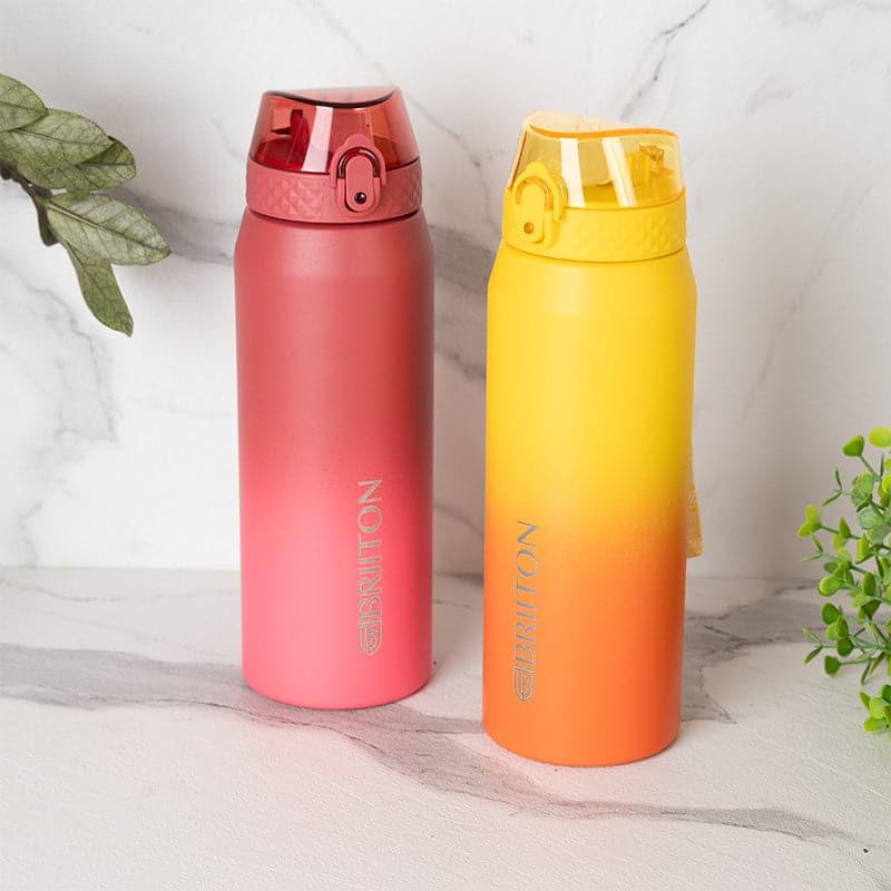 Buy Quench Calm 750 ML Hot & Cold Thermos Water Bottle (Red & Yellow) - Set Of Two Bottle from Vaaree