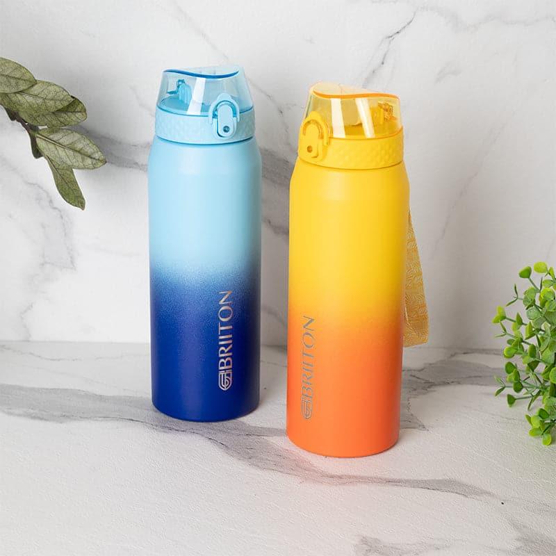 Buy Quench Calm 750 ML Hot & Cold Thermos Water Bottle (Yellow & Blue) - Set Of Two Bottle from Vaaree