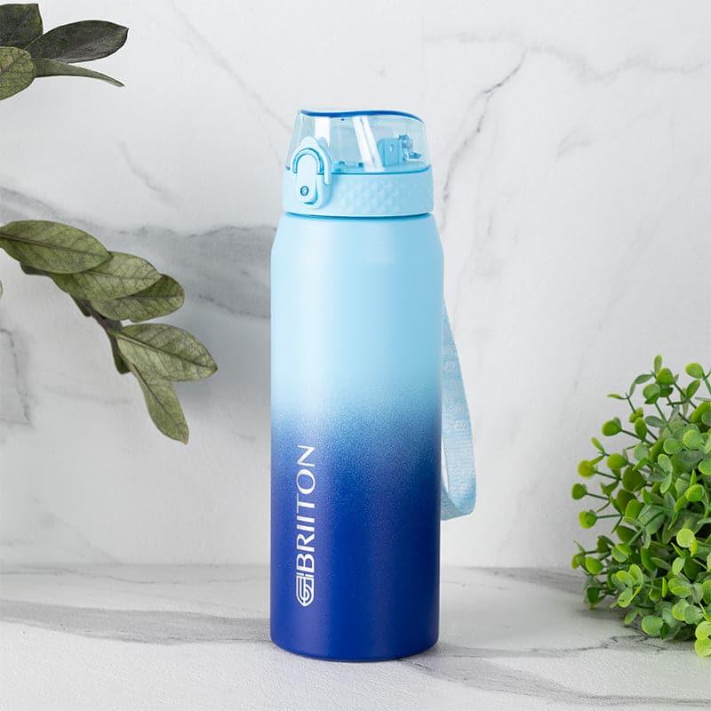Bottle - Quench Calm Hot & Cold Thermos Water Bottle (Dark Blue & Light Blue) - 750 ML