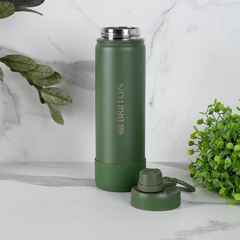 Buy Quench Chic 750 ML Hot & Cold Thermos Water Bottle (Green & Blue) - Set Of Two Bottle from Vaaree