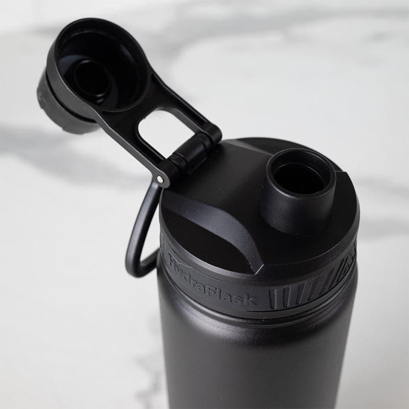 Bottle - Quench Chic Hot & Cold Thermos Water Bottle (Black) - 750 ML