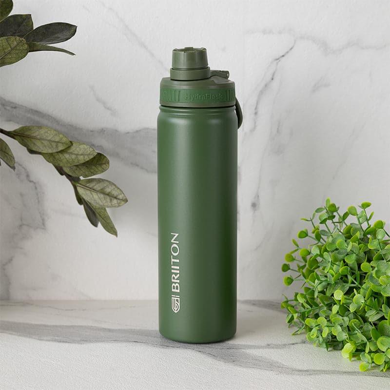 Buy Quench Chic Hot & Cold Thermos Water Bottle (Dark Green) - 750 ML Bottle from Vaaree