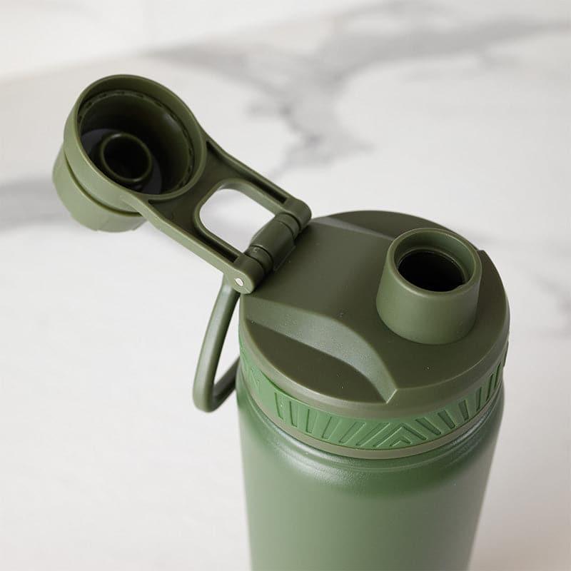 Buy Quench Chic Hot & Cold Thermos Water Bottle (Dark Green) - 750 ML Bottle from Vaaree