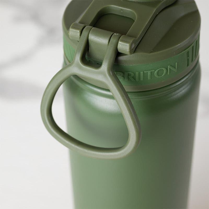 Bottle - Quench Chic Hot & Cold Thermos Water Bottle (Dark Green) - 750 ML