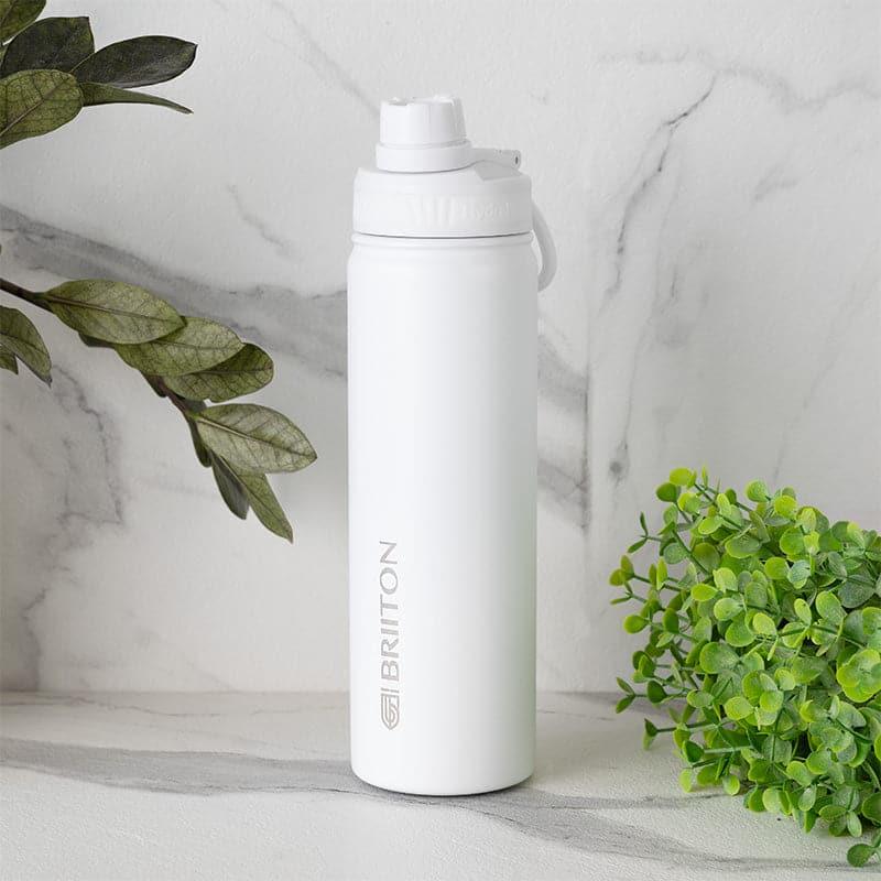 Bottle - Quench Chic Hot & Cold Thermos Water Bottle (White) - 750 ML