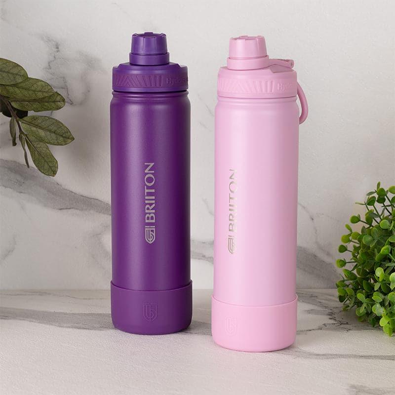 Buy Quench Pal 750 ML Hot & Cold Thermos Water Bottle (Purple & Pink) - Set Of Two Bottle from Vaaree