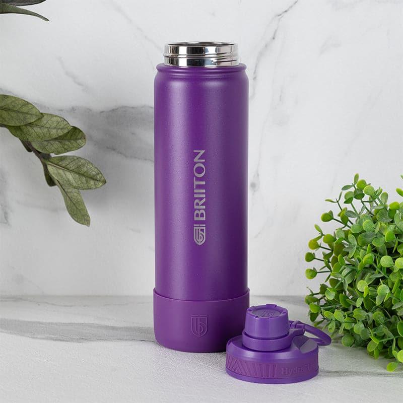 Bottle - Quench Pal 750 ML Hot & Cold Thermos Water Bottle (Purple & Sky Blue) - Set Of Two